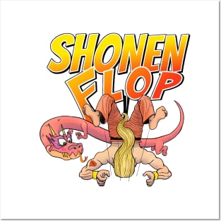 Shonen Flop Logo (Transparent) Posters and Art